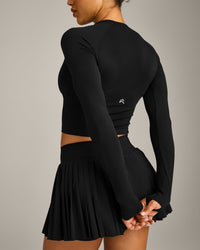 Oner Seamless Fitted Long Sleeve Top | Black