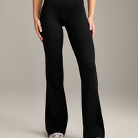 SoftMotion™ Flared Bottoms with Grey Logo | Black