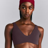 SoftMotion™ Headband with Grey Logo | Ruby Red