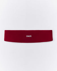 SoftMotion™ Headband with Grey Logo | Ruby Red