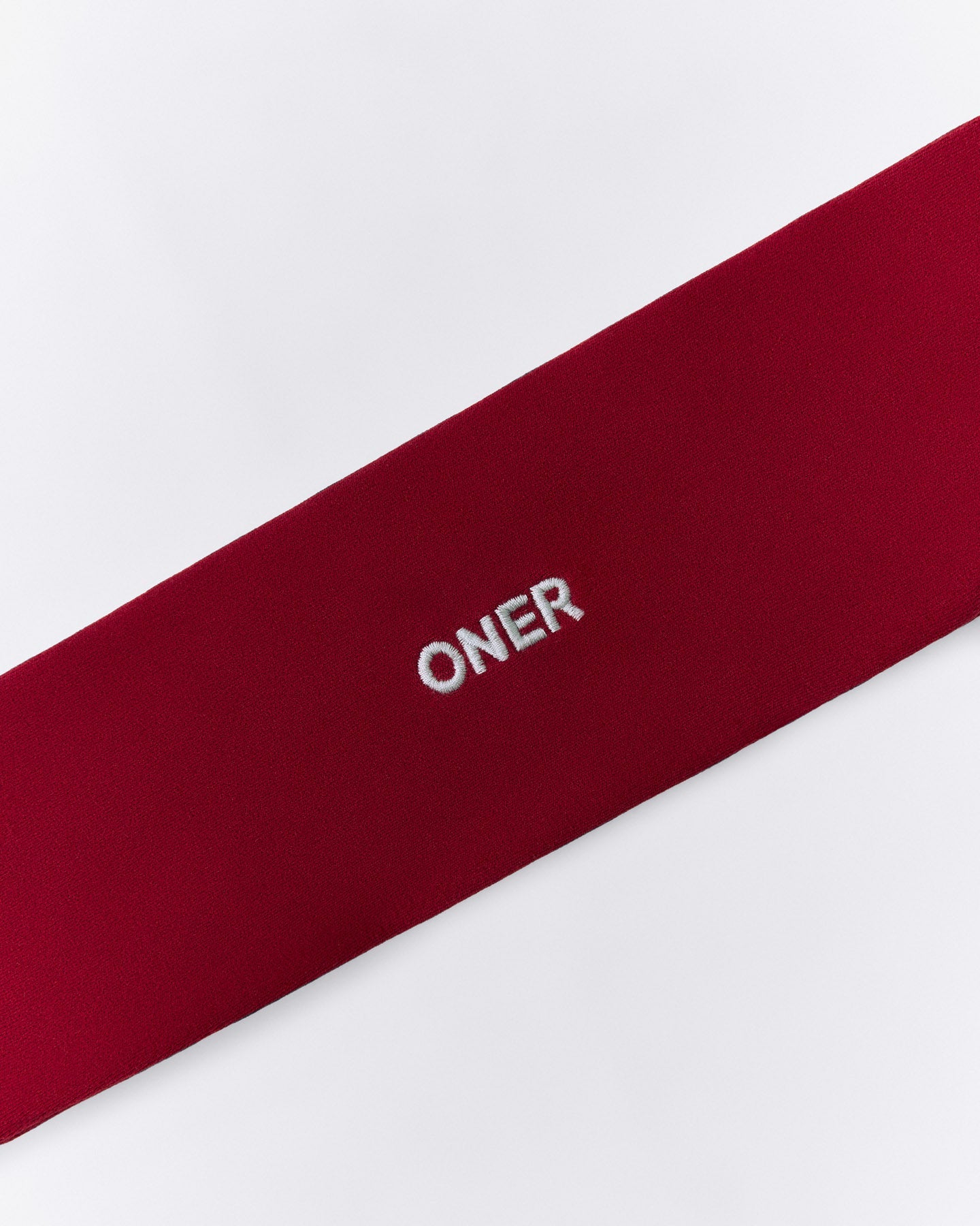 SoftMotion™ Headband with Grey Logo | Ruby Red