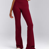 SoftMotion™ Flared Pants | Ruby Red