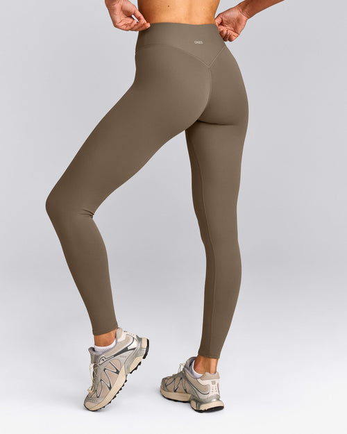 SoftMotion™ High Waisted Leggings | Moss Brown