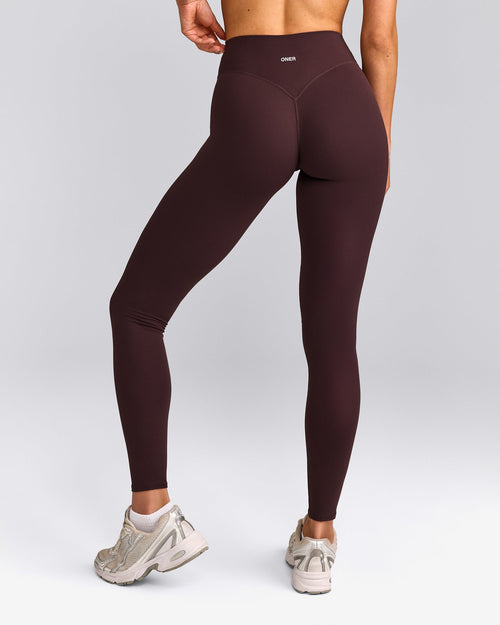 SoftMotion™ High Waisted Leggings | Plum Brown