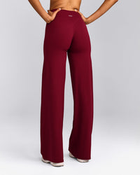 SoftMotion™ Straight Leg Pants | Ruby Red
