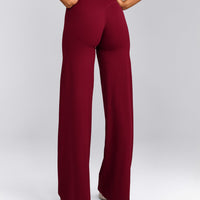 SoftMotion™ Straight Leg Pants | Ruby Red