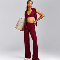 SoftMotion™ Straight Leg Pants | Ruby Red
