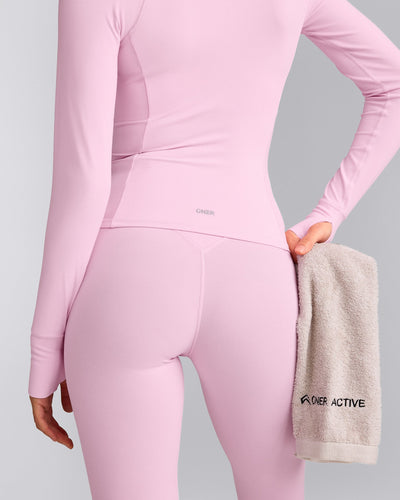 SoftMotion™ Jacket with Grey Logo | Chalk Pink