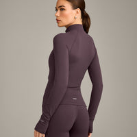 SoftMotion™ Jacket with Grey Logo | Dark Umber Brown