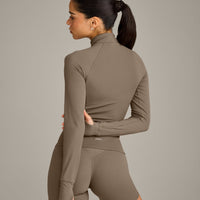 SoftMotion™ Jacket with Grey Logo | Moss Brown