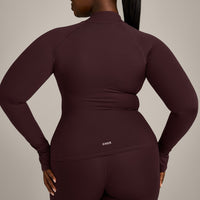 SoftMotion™ Jacket with Grey Logo | Plum Brown