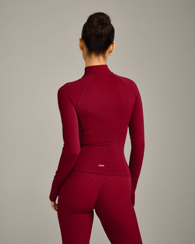 SoftMotion™ Jacket with Grey Logo | Ruby Red