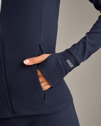 SoftMotion™ Jacket with Grey Logo | True Blue