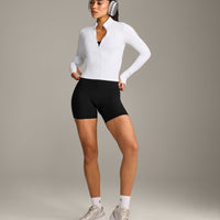 SoftMotion™ Mid Jacket with Grey Logo | White