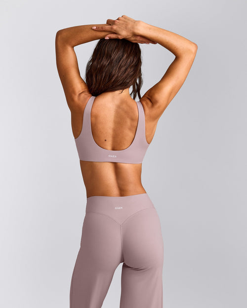 SoftMotion™ Scoop Back Bralette | Dusty Purple