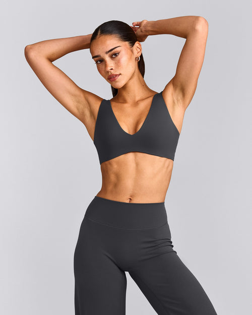 SoftMotion™ Scoop Back Bralette | Coal