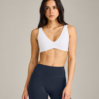 SoftMotion™ Scoop Back Bralette | White