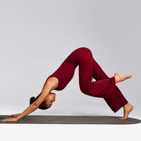 SoftMotion™ Scoop Neck Vest with Grey Logo | Ruby Red
