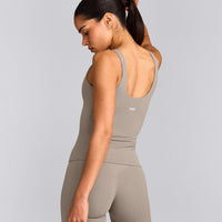 SoftMotion™ Scoop Neck Tank Top | Warm Sand