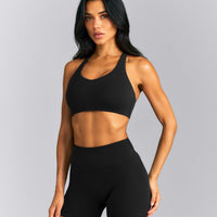 SoftMotion™ Sports Bra New Branding | Black
