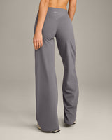 SoftMotion™ Straight Leg Bottoms with Grey Logo | Ash Grey