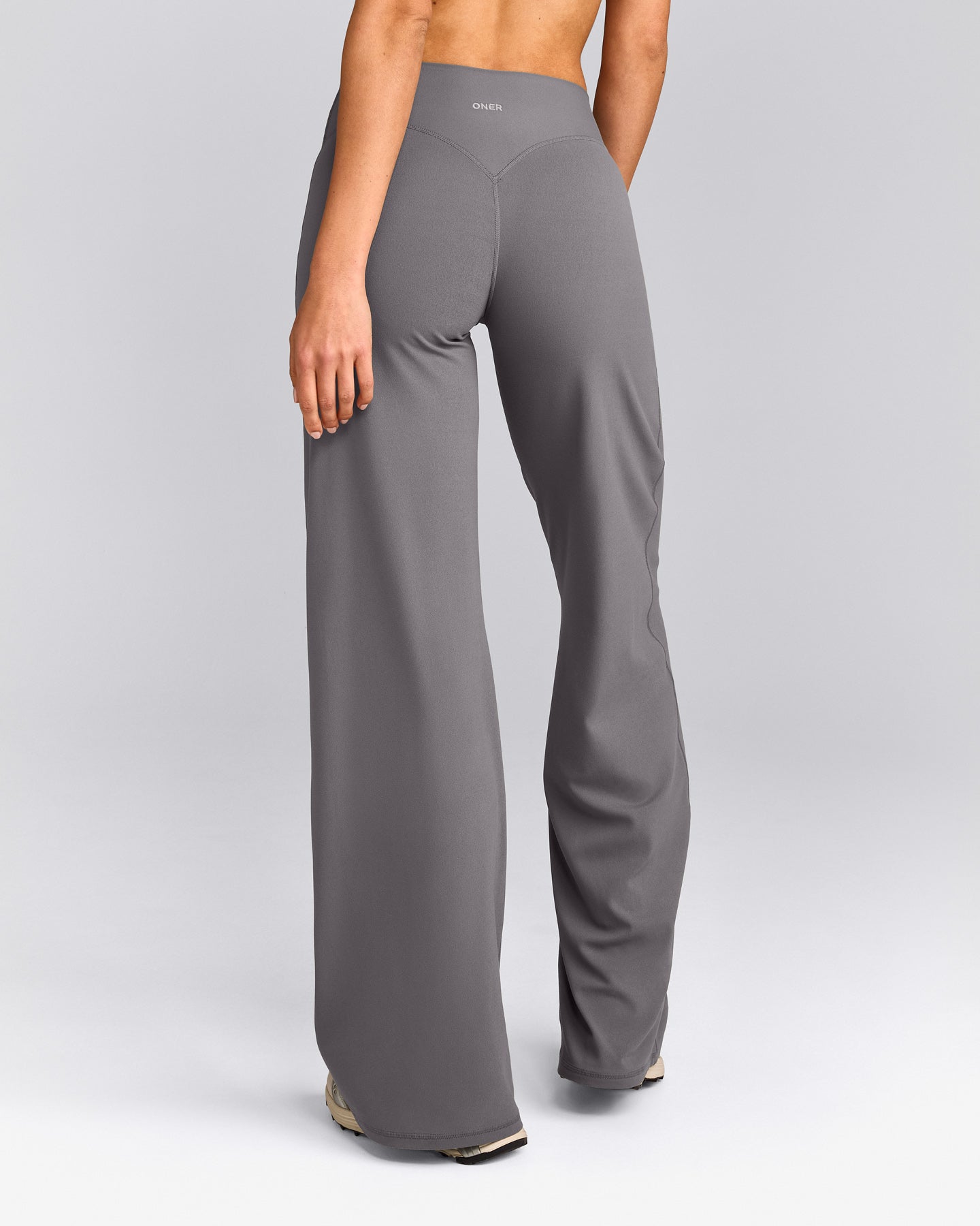 SoftMotion™ Straight Leg Pants with Grey Logo | Ash Grey