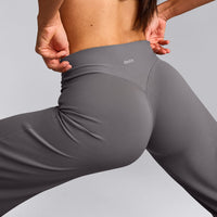 SoftMotion™ Straight Leg Pants with Grey Logo | Ash Grey