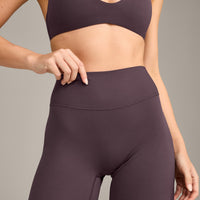 SoftMotion™ Straight Leg Bottoms with Grey Logo | Dark Umber Brown