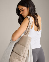 SoftMotion™ Strappy Vest with Built in Bra Shelf | White