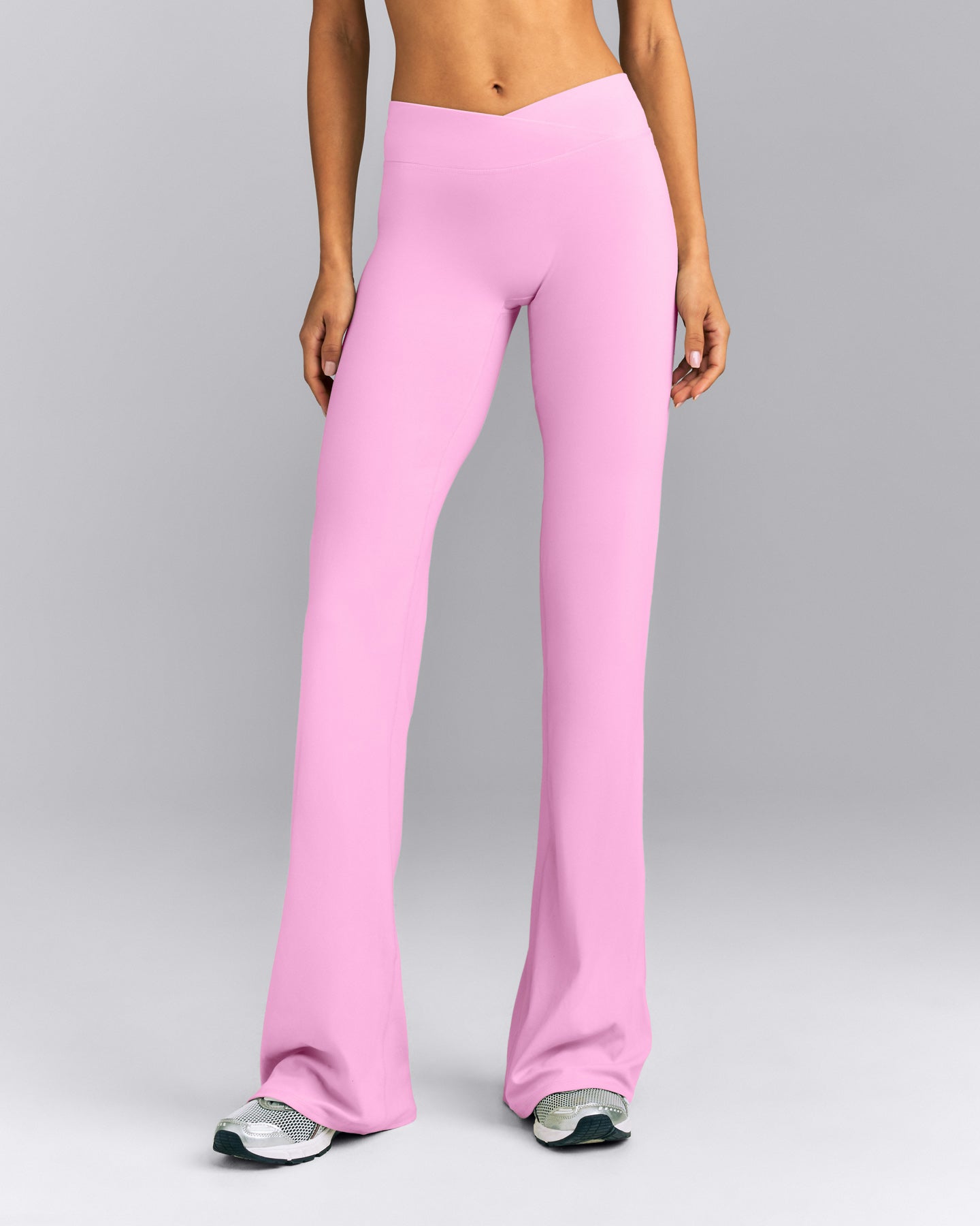 SoftMotion™ Wrap Flared Pants | Rose Pink