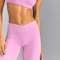 SoftMotion™ Wrap Flared Pants | Rose Pink