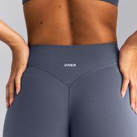 SoftMotion™ Wrap Flared Pants | Granite Blue