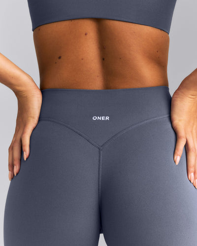 SoftMotion™ Wrap Flared Pants | Granite Blue