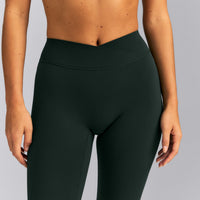 SoftMotion™ Wrap Leggings | Emerald Noir