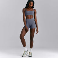 SoftMotion™ Wrap Shorts 6" | Granite Blue