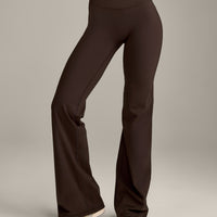 UnifiedMove™ Wrap Flared Bottoms with Reflective Logo | 70% Cocoa