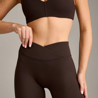 UnifiedMove™ Wrap Flared Bottoms with Reflective Logo | 70% Cocoa