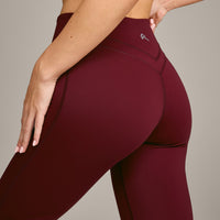 UnifiedMove Wrap Flared Bottoms with Reflective Logo | Rosewood