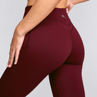 UnifiedMove™ Wrap Flared Trousers with Reflective Logo | Rosewood