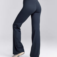 UnifiedMove™ Wrap Flared Trousers with Reflective Logo | True Blue