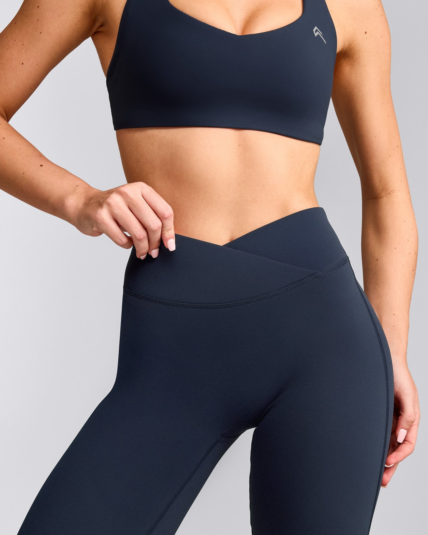UnifiedMove™ Wrap Flared Trousers with Reflective Logo | True Blue