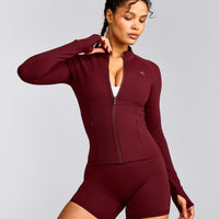 UnifiedMove™ Pocket Jacket with Reflective Logo | Rosewood
