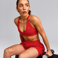 UnifiedMove™ Micro Bralette | Muscle Mommy Red