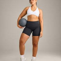 UnifiedMove™ Micro Bralette with Reflective Logo | White