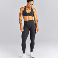 UnifiedMove™ High Waisted Pocket Leggings with Bonding New Branding | Coal