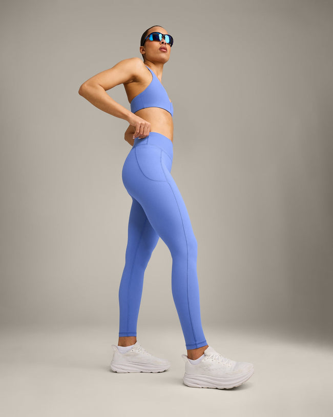 UnifiedMove™ Pocket Leggings with Bonding with Reflective Logo | Glaucous Blue