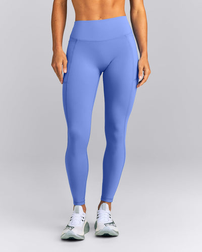 UnifiedMove™ High Waisted Pocket Leggings with Bonding New Branding | Glaucous Blue