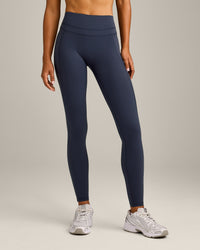 UnifiedMove High Waisted Pocket Leggings with Reflective Logo | True Blue