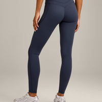 UnifiedMove™ High Waisted Pocket Leggings with Reflective Logo | True Blue
