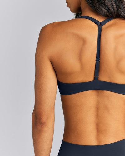 UnifiedMove™ T Back Minimal Bralette | True Blue